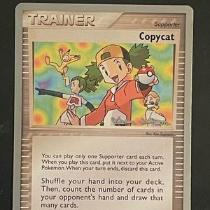 Pokemon Copycat Trainer 73/101 EX Dragon Frontiers Stamped - World Championship
